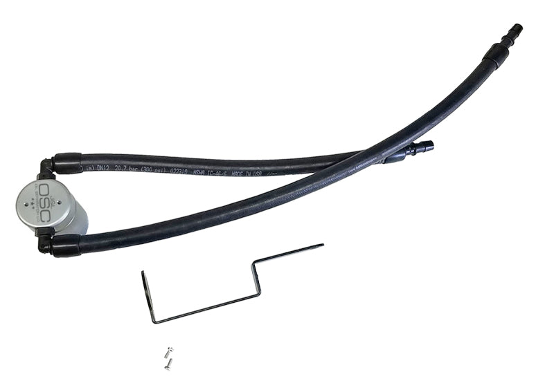 J&L 11-24 Jeep Grand Cherokee 5.7L Passenger Side Oil Separator 3.0 - Clear Anodized J&L 11-24 Jeep Grand Cherokee 5.7L Passenger Side Oil Separator 3.0 - Clear Anodized