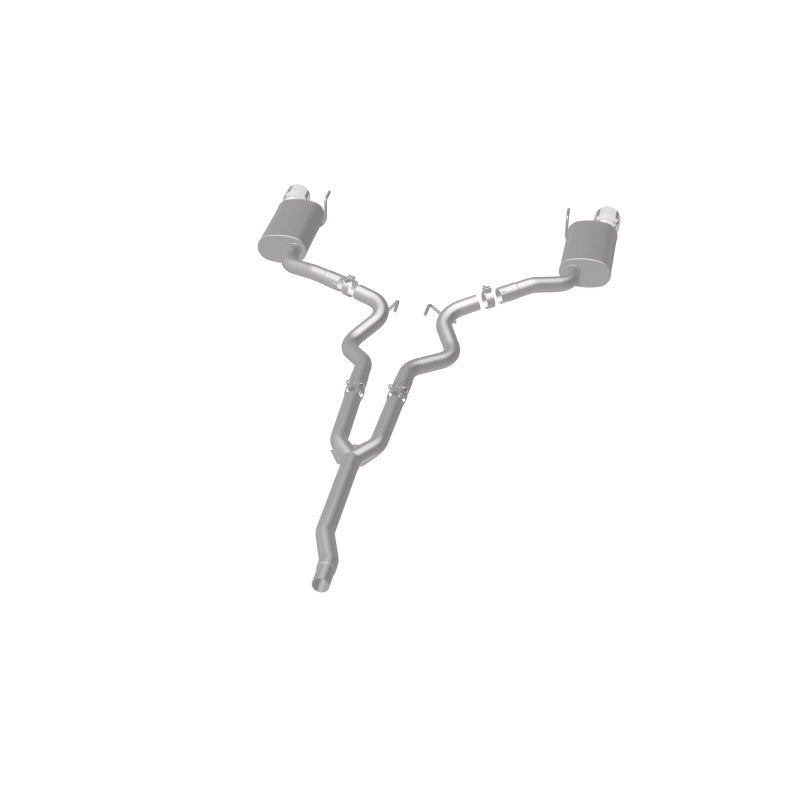 MagnaFlow Cat Back, SS, 2.5in, Street, Dual Split Polished 4.5in Tips 2015 Ford Mustang Ecoboost MagnaFlow Cat Back, SS, 2.5in, Street, Dual Split Polished 4.5in Tips 2015 Ford Mustang Ecoboost