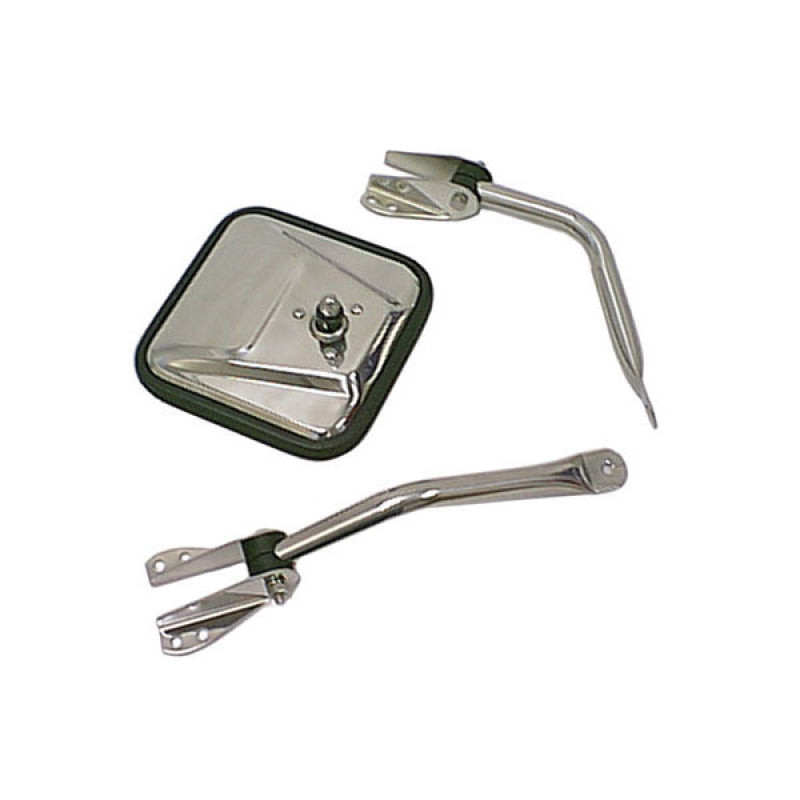 Rugged Ridge 55-86 Jeep CJ Chrome Mirror Head Rugged Ridge 55-86 Jeep CJ Chrome Mirror Head