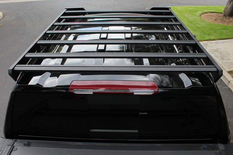 Go Rhino 19-23 Chevrolet/GMC Silverado/Sierra 1500 CC Ceros Low Profile Roof Rack - Tex. Blk Go Rhino 19-23 Chevrolet/GMC Silverado/Sierra 1500 CC Ceros Low Profile Roof Rack - Tex. Blk