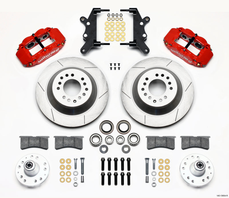 Wilwood Narrow Superlite 6R Front Hub & 1PC Rtr Kit 12.88in-Red 60-68 Ford / Mercury Full Size Wilwood Narrow Superlite 6R Front Hub & 1PC Rtr Kit 12.88in-Red 60-68 Ford / Mercury Full Size
