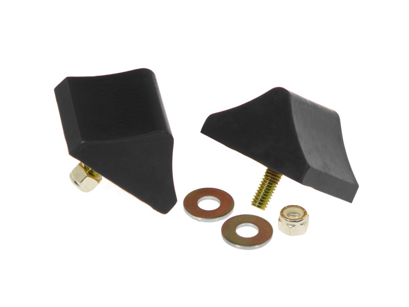 Prothane Universal Bump Stop 1 1/2X2X1 3/4 Wedge - Black Prothane Universal Bump Stop 1 1/2X2X1 3/4 Wedge - Black