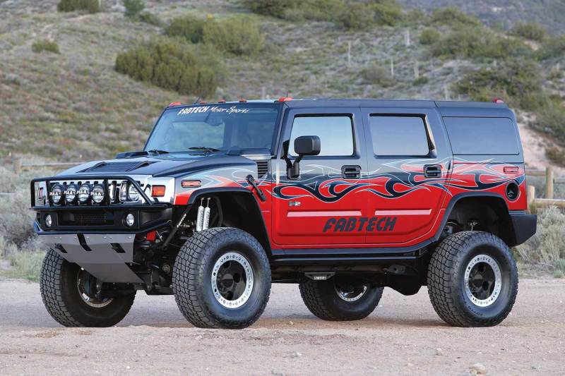 Fabtech 03-05 Hummer H2 Suv/Sut 4WD w/Rr Air Bags 6in Perf Sys w/Stealth Fabtech 03-05 Hummer H2 Suv/Sut 4WD w/Rr Air Bags 6in Perf Sys w/Stealth