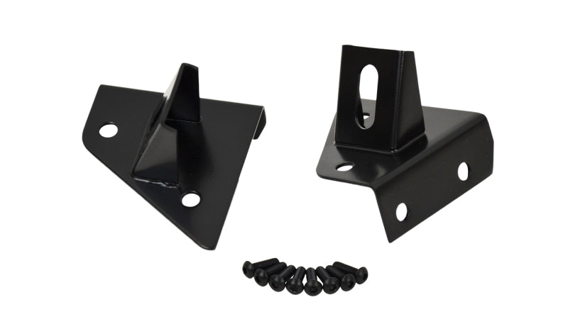 Kentrol 76-95 Jeep CJ/Wrangler YJ Light Bracket Pair - Powdercoat Black Kentrol 76-95 Jeep CJ/Wrangler YJ Light Bracket Pair - Powdercoat Black