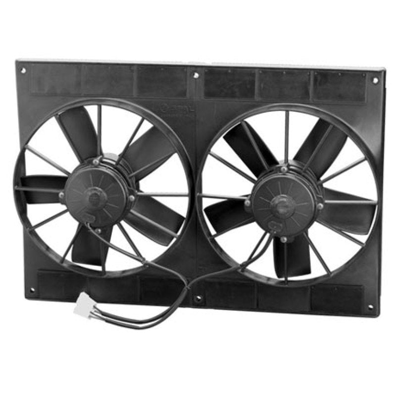 SPAL 2720 CFM 11in Dual High Performance Fan - Pull (2VA06-AP70/LL-37A) SPAL 2720 CFM 11in Dual High Performance Fan - Pull (2VA06-AP70/LL-37A)