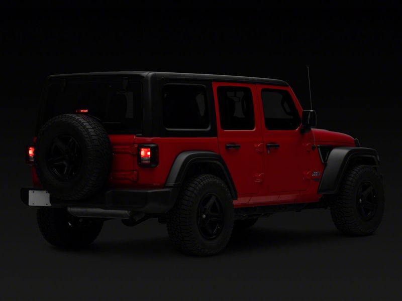 Raxiom 18-23 Jeep Wrangler JL Axial Series LED Third Brake Light- Smoked Raxiom 18-23 Jeep Wrangler JL Axial Series LED Third Brake Light- Smoked