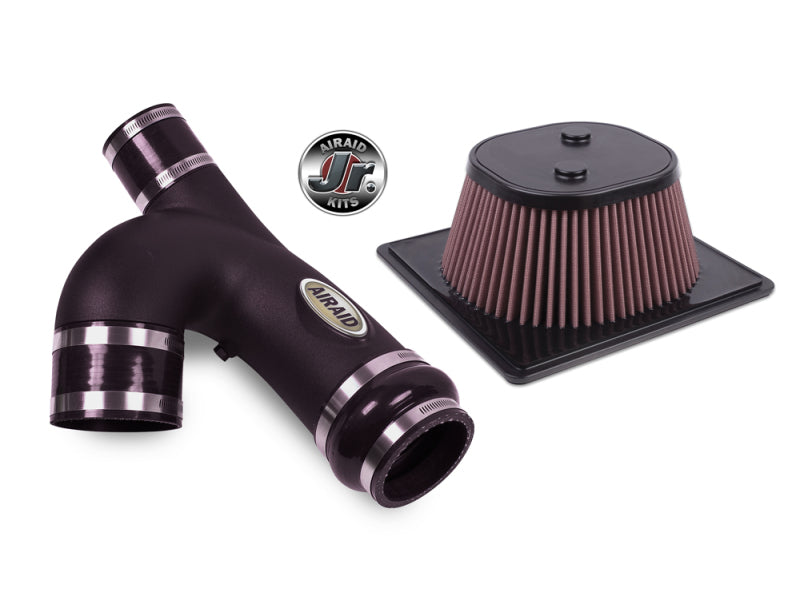 Airaid Jr. Intake Kit, Bifurcated Tube, Oiled / Red Media 11-14 Ford F-150 3.5L Ecoboost Airaid Jr. Intake Kit, Bifurcated Tube, Oiled / Red Media 11-14 Ford F-150 3.5L Ecoboost