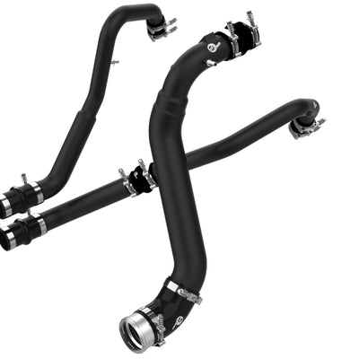 aFe Bladerunner Intercoolers I/C Tubes Hot/Cold 2021+ Ford F-150 V6-2.7L (tt) - Black