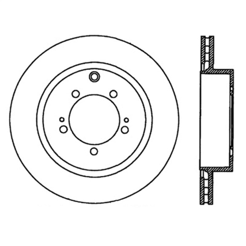 StopTech Power Slot 03-06 Evo 8 & 9 Slotted Right Rear Rotor StopTech Power Slot 03-06 Evo 8 & 9 Slotted Right Rear Rotor