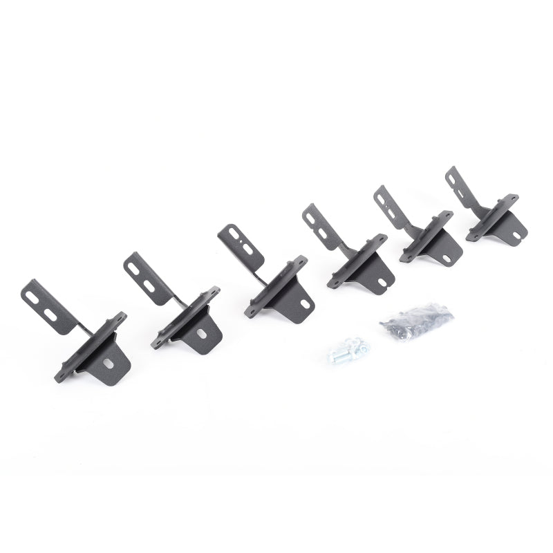 Go Rhino 2021+ Ford Bronco Brackets for RB Running Boards Textured Black Go Rhino 2021+ Ford Bronco Brackets for RB Running Boards Textured Black