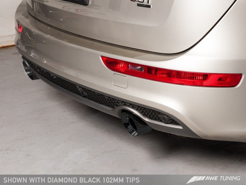 AWE Tuning Audi 8R Q5 3.2L Non-Resonated Exhaust System (Downpipe-Back) - Diamond Black Tips AWE Tuning Audi 8R Q5 3.2L Non-Resonated Exhaust System (Downpipe-Back) - Diamond Black Tips