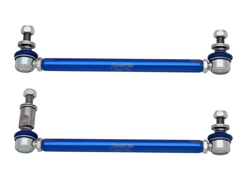 SuperPro 2015 Audi A3 Quattro Premium Front HD Adjustable End Link Set w/ DCC Adapter SuperPro 2015 Audi A3 Quattro Premium Front HD Adjustable End Link Set w/ DCC Adapter