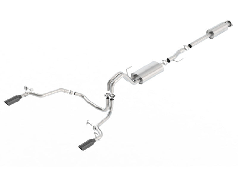 Borla 15-17 Ford F-150 2.7L/ 3.5L EcoBoost/ 5.0L V8 Rear Exit S-Type Catback Exhaust Black Chrome Borla 15-17 Ford F-150 2.7L/ 3.5L EcoBoost/ 5.0L V8 Rear Exit S-Type Catback Exhaust Black Chrome