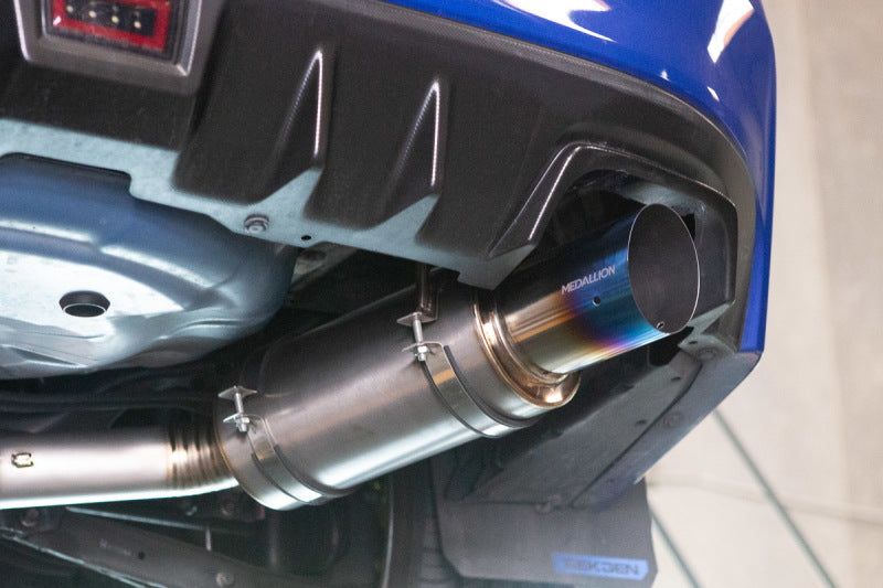 Revel 15-21 WRX/STi 11-14 WRX STi 08-14 WRX Ultra Ti Titanium Single Exit Catback Exhaust Revel 15-21 WRX/STi 11-14 WRX STi 08-14 WRX Ultra Ti Titanium Single Exit Catback Exhaust