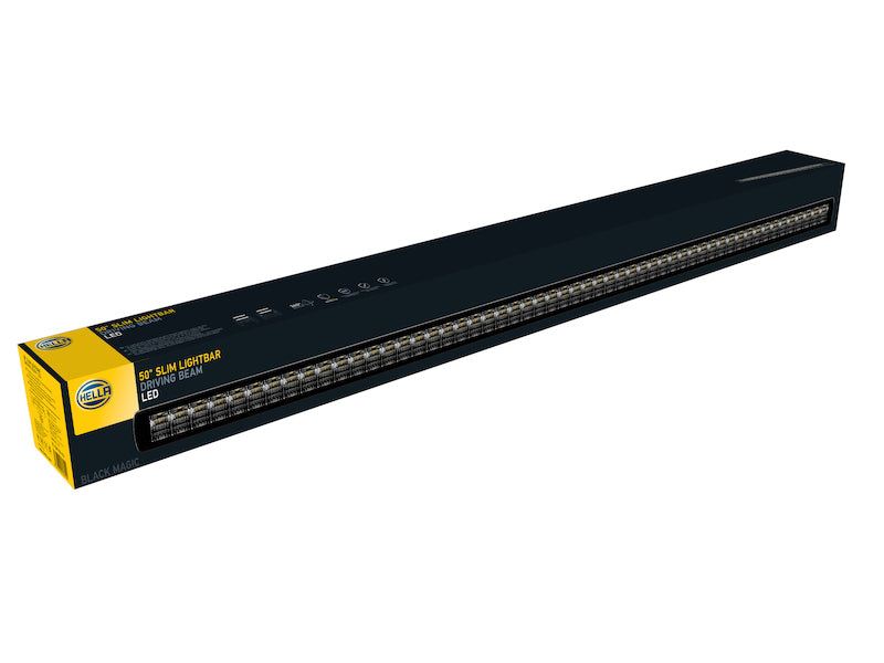 Hella Universal Black Magic 50in Thin Light Bar - Driving Beam Hella Universal Black Magic 50in Thin Light Bar - Driving Beam