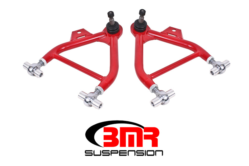 BMR 79-93 Fox Mustang Lower A-Arms (Coilover Only) w/ Adj. Rod End and Tall Ball Joint - Red BMR 79-93 Fox Mustang Lower A-Arms (Coilover Only) w/ Adj. Rod End and Tall Ball Joint - Red