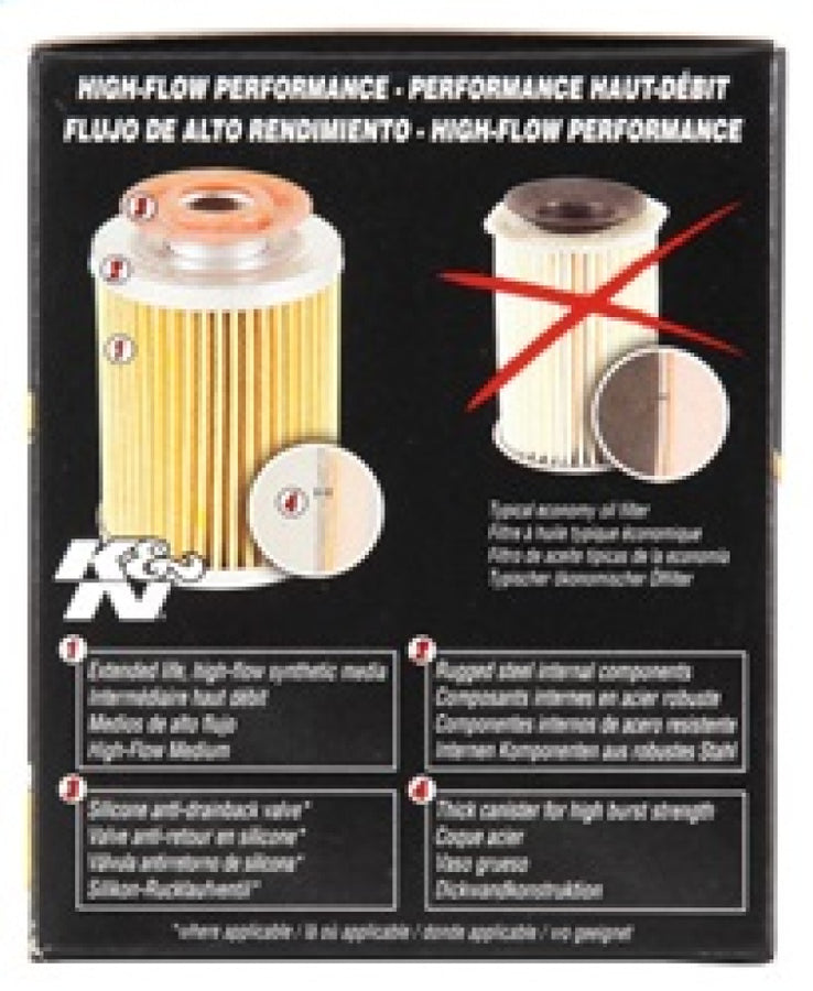 K&N Chevy / Pontiac / GMC / Buick Performance Gold Oil Filter K&N Chevy / Pontiac / GMC / Buick Performance Gold Oil Filter