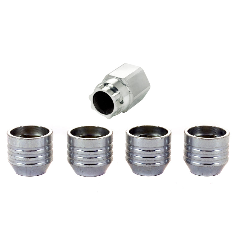McGard Wheel Lock Nut Set - 4pk. (Under Hub Cap / Cone Seat) 9/16-18 / 7/8 Hex / 1.015in. L McGard Wheel Lock Nut Set - 4pk. (Under Hub Cap / Cone Seat) 9/16-18 / 7/8 Hex / 1.015in. L