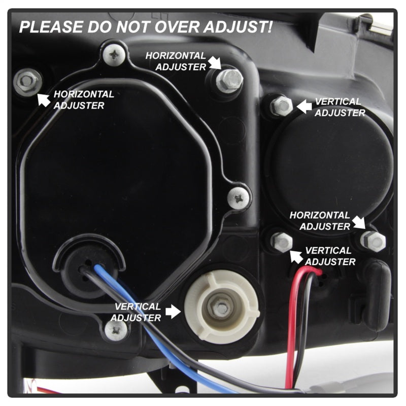 Spyder Subaru WRX 08-09 Projector Headlights - HID Model Only - Black PRO-YD-SWRX08-HID-LBDRL-BK Spyder Subaru WRX 08-09 Projector Headlights - HID Model Only - Black PRO-YD-SWRX08-HID-LBDRL-BK