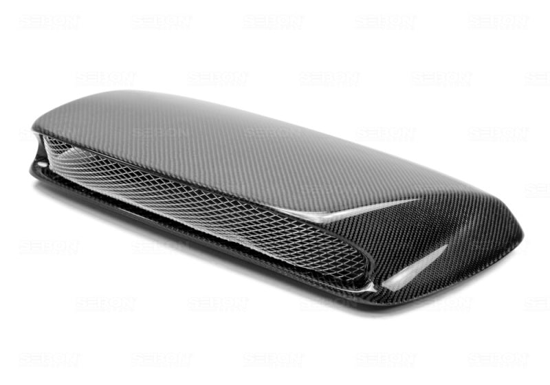 Seibon 02-03 Subaru WRX STi Carbon Fiber Hood Scoop - Only Fits OEM Hoods (Not Seibon Hoods) Seibon 02-03 Subaru WRX STi Carbon Fiber Hood Scoop - Only Fits OEM Hoods (Not Seibon Hoods)