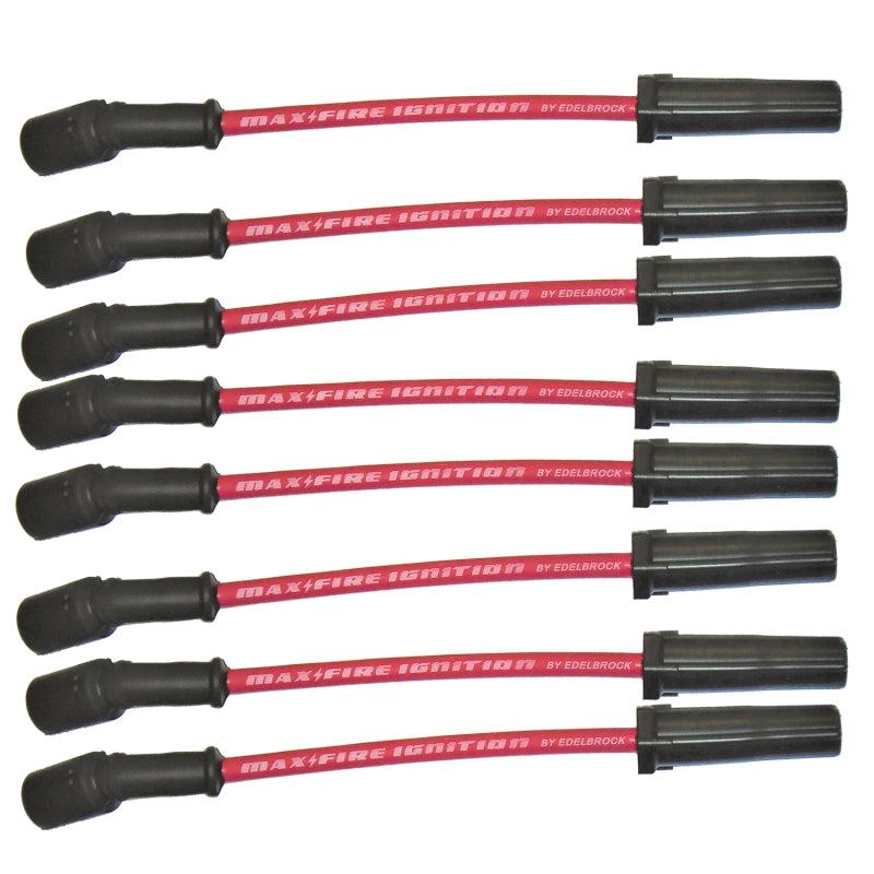 Edelbrock Spark Plug Wire Set GM LS Engines Heat Shields w/o Red Wire (Set of 8) Edelbrock Spark Plug Wire Set GM LS Engines Heat Shields w/o Red Wire (Set of 8)