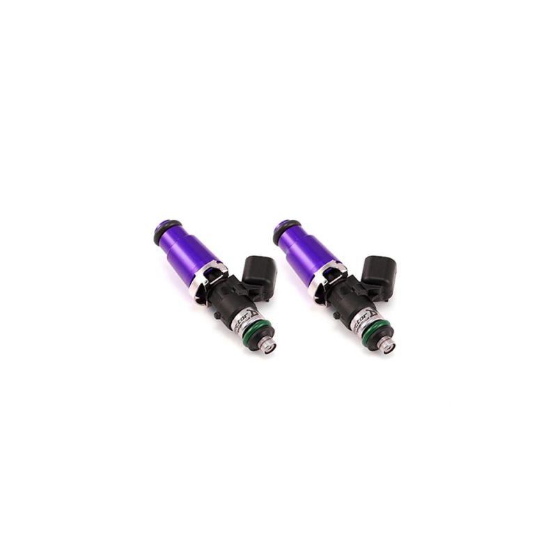 Injector Dynamics 1340cc Injectors - 60mm Length - 14mm Purple Top - 14mm Lower O-Ring (Set of 2) Injector Dynamics 1340cc Injectors - 60mm Length - 14mm Purple Top - 14mm Lower O-Ring (Set of 2)