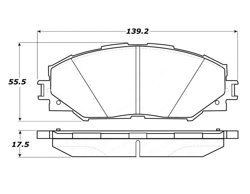 StopTech Street Touring 10 Lexus HS 250h / 09 Pontiac Vibe 1.8L Front Pads StopTech Street Touring 10 Lexus HS 250h / 09 Pontiac Vibe 1.8L Front Pads