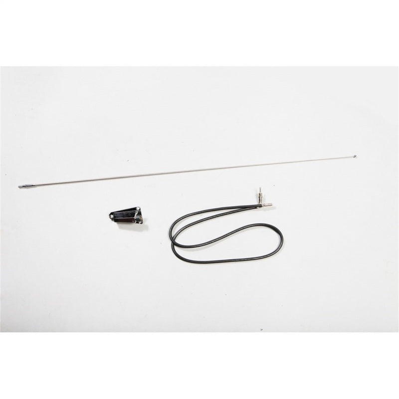 Omix Chrome Antenna Kit 76-95 Jeep CJ & Wrangler Omix Chrome Antenna Kit 76-95 Jeep CJ & Wrangler