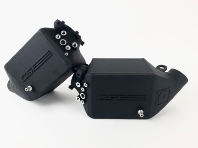 CSF 12-16 BMW M5 (F10) / 12-18 BMW M6 (F06/F12/F13) Twin Charge-Air-Cooler Set - Crinkle Black CSF 12-16 BMW M5 (F10) / 12-18 BMW M6 (F06/F12/F13) Twin Charge-Air-Cooler Set - Crinkle Black