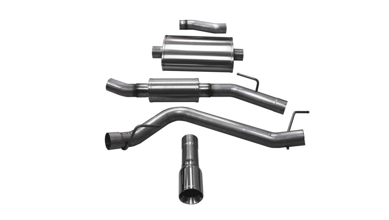 Corsa 2020-2025 Jeep Gladiator JT 3.0in Cat-Back Single Touring Side Exit w/ 4.0in Polished Tip Corsa 2020-2025 Jeep Gladiator JT 3.0in Cat-Back Single Touring Side Exit w/ 4.0in Polished Tip