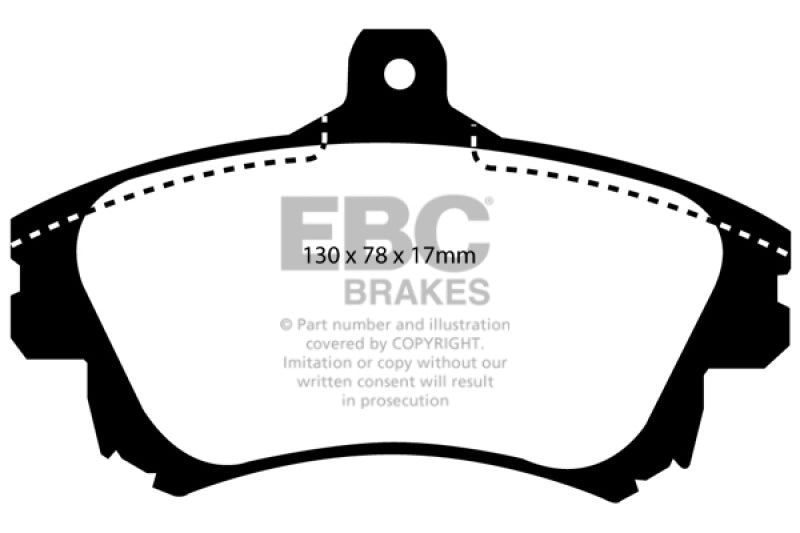 EBC 99-04 Volvo S40 1.9 Turbo T4 (200 BHP) Redstuff Front Brake Pads EBC 99-04 Volvo S40 1.9 Turbo T4 (200 BHP) Redstuff Front Brake Pads