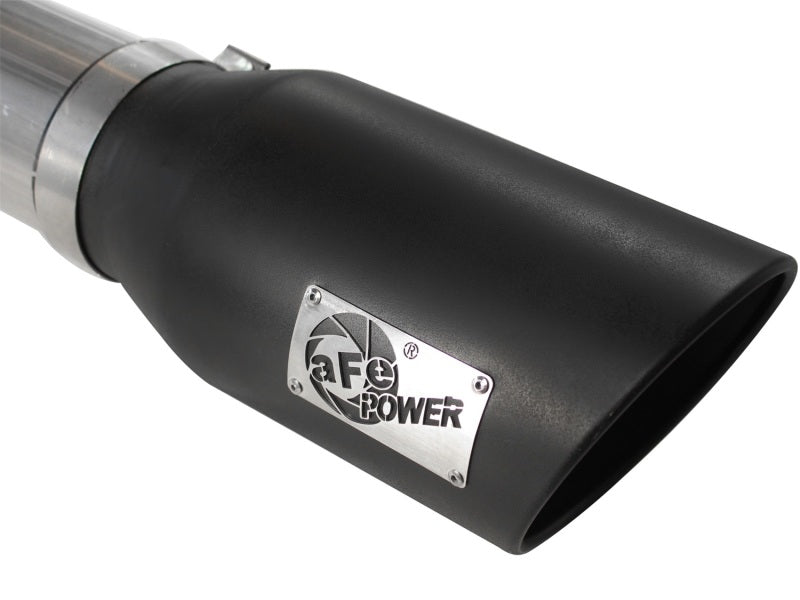 aFe MACHForce XP Exhaust 5in DPF-Back SS 11-13 GM Diesel Trucks V8-6.6L (td) (LML) (Blk Tip) aFe MACHForce XP Exhaust 5in DPF-Back SS 11-13 GM Diesel Trucks V8-6.6L (td) (LML) (Blk Tip)