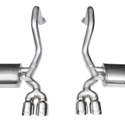 Corsa 1997-2004 Chevrolet Corvette C5 Z06 5.7L V8 Polished Xtreme Axle-Back Exhaust