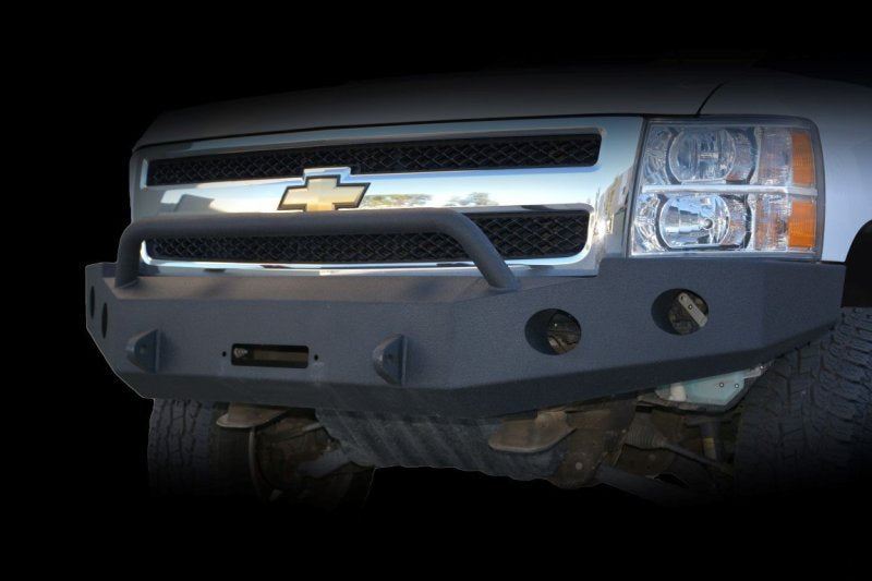 DV8 Offroad 07-13 Chevrolet Silverado 1500 Front Bumper - Black Powdercoat DV8 Offroad 07-13 Chevrolet Silverado 1500 Front Bumper - Black Powdercoat