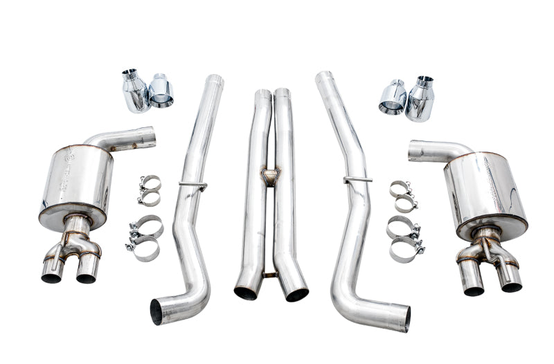 AWE Tuning 2015+ Dodge Challenger 6.4L/6.2L Non-Resonated Touring Edition Exhaust - Use Stock Tips AWE Tuning 2015+ Dodge Challenger 6.4L/6.2L Non-Resonated Touring Edition Exhaust - Use Stock Tips