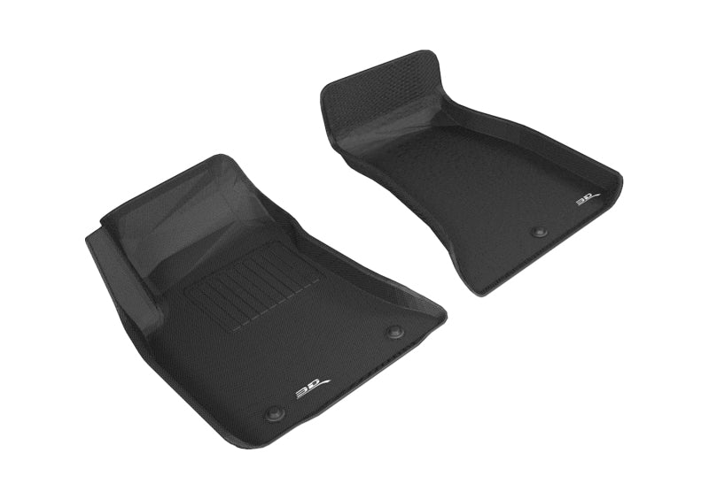 3D MAXpider 2015-2020 Dodge Challenger Rwd Kagu 1st Row Floormat - Black 3D MAXpider 2015-2020 Dodge Challenger Rwd Kagu 1st Row Floormat - Black
