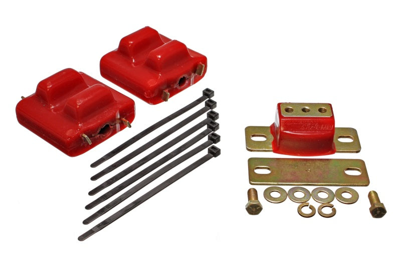 Energy Suspension 87-91 Suburban C10-C30 2WD Red Motor & Transmission Mounts-Zinc Finish Energy Suspension 87-91 Suburban C10-C30 2WD Red Motor & Transmission Mounts-Zinc Finish