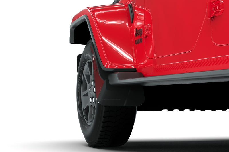 Rally Armor 19-25 Jeep Gladiator JT (Incl. Overland/Sport/Sport S) Black Mud Flap w/Met. Black Logo Rally Armor 19-25 Jeep Gladiator JT (Incl. Overland/Sport/Sport S) Black Mud Flap w/Met. Black Logo