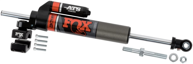 Fox 2007+ Jeep JK 2.0 Factory Series ATS Steering Stabilizer 22.15in Ext L - Orange Heritage Logo Fox 2007+ Jeep JK 2.0 Factory Series ATS Steering Stabilizer 22.15in Ext L - Orange Heritage Logo