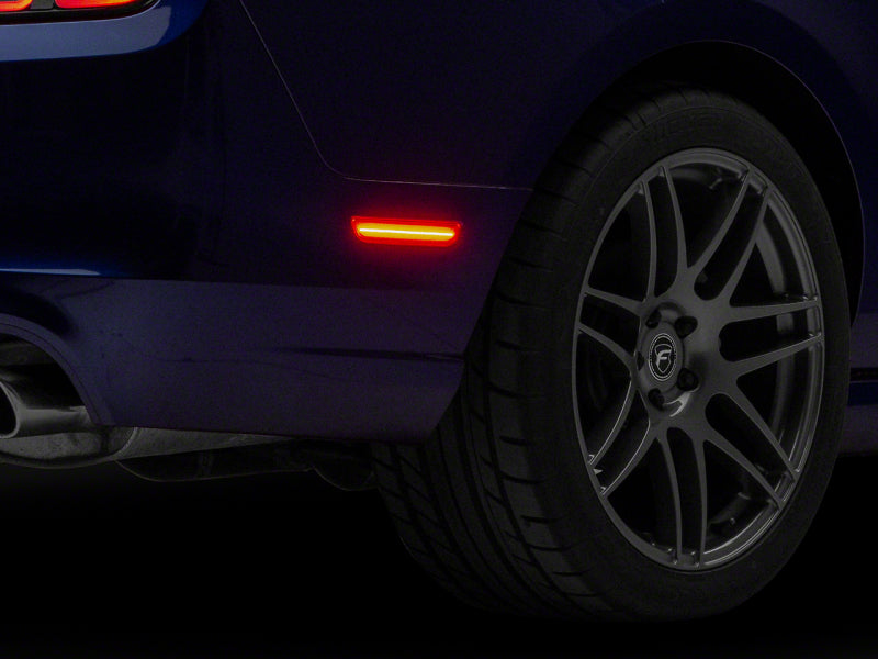 Raxiom 10-14 Ford Mustang Axial Series LED Rear Marker Lights- Red Raxiom 10-14 Ford Mustang Axial Series LED Rear Marker Lights- Red