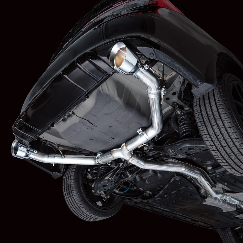 AWE Tuning 22+ Honda Civic Si/Acura Integra Track Edition Catback Exhaust - Dual Chrome Silver Tips AWE Tuning 22+ Honda Civic Si/Acura Integra Track Edition Catback Exhaust - Dual Chrome Silver Tips