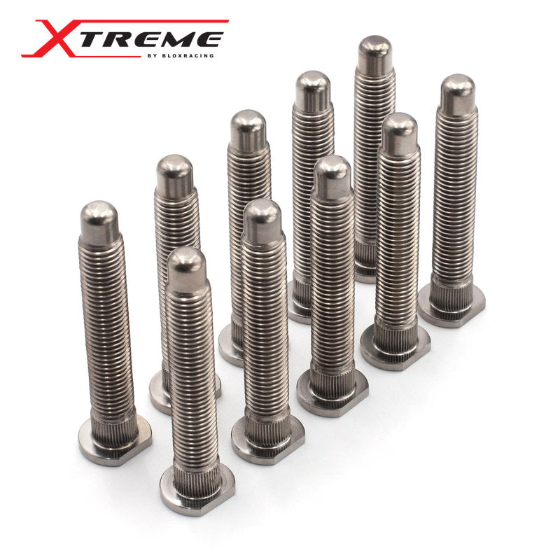 BLOX Racing Honda Xtreme Titanium Wheel Studs 12 x 1.50mm - Set of 10 BLOX Racing Honda Xtreme Titanium Wheel Studs 12 x 1.50mm - Set of 10