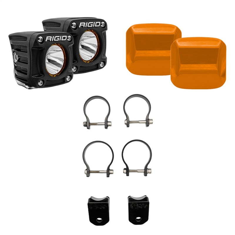 Rigid Industries Side-by-Side Revolve A-Pillar Light Kit Rigid Industries Side-by-Side Revolve A-Pillar Light Kit