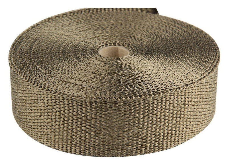Torque Solution Exhaust Wrap Universal 2inx25ft - Volcanic Rock Torque Solution Exhaust Wrap Universal 2inx25ft - Volcanic Rock