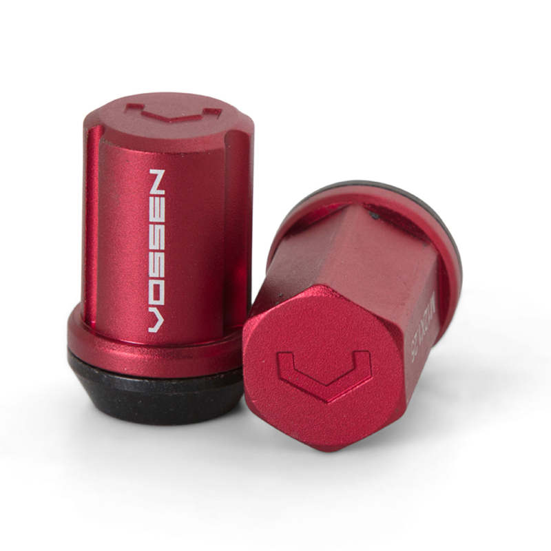 Vossen 35mm Lug Nut - 14x1.5 - 19mm Hex - Cone Seat - Red (Set of 20) Vossen 35mm Lug Nut - 14x1.5 - 19mm Hex - Cone Seat - Red (Set of 20)