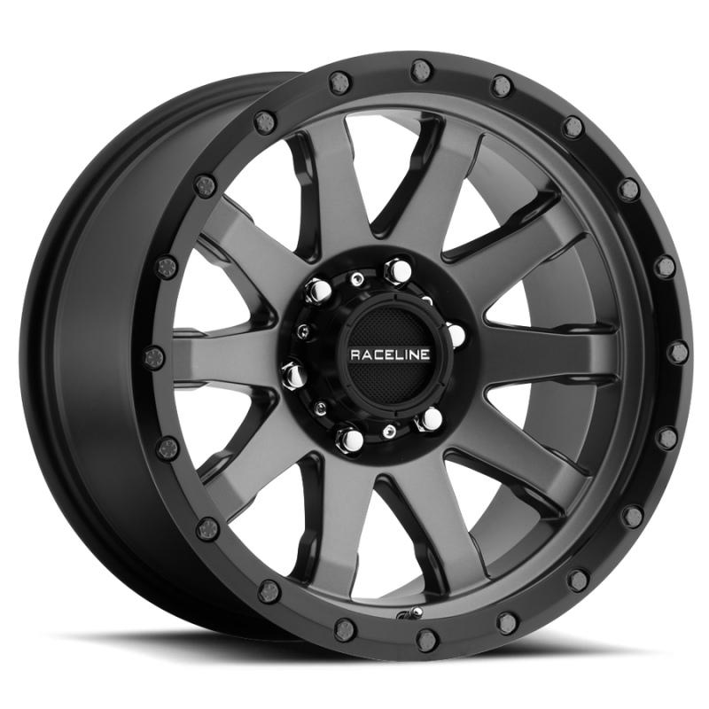 Raceline 934G Clutch 17x8.5in / 6x139.7 BP / 0mm Offset / 106.1mm Bore - Gunmetal Wheel Raceline 934G Clutch 17x8.5in / 6x139.7 BP / 0mm Offset / 106.1mm Bore - Gunmetal Wheel