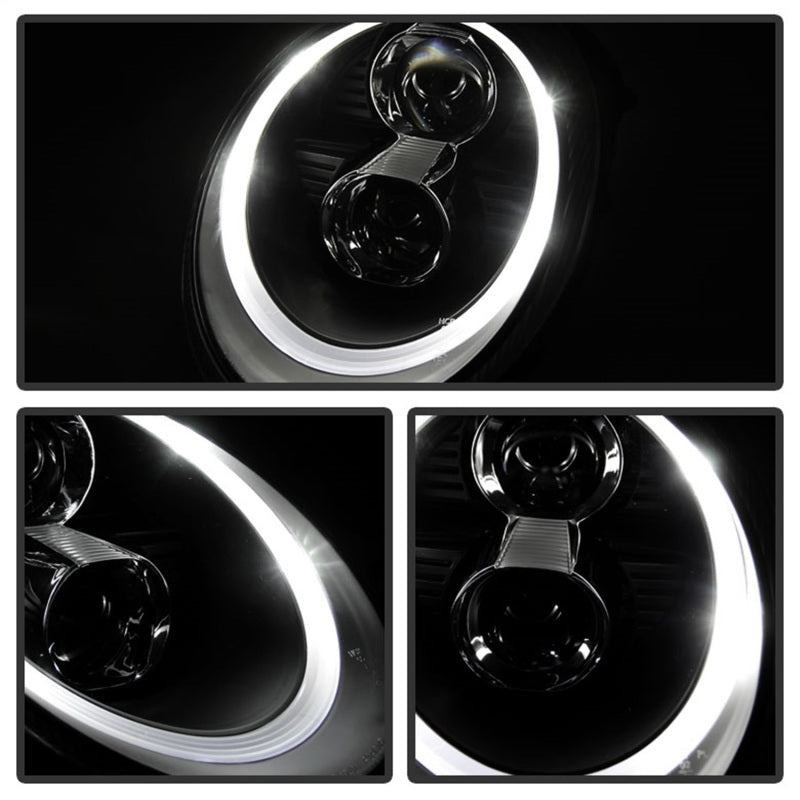 Spyder Porsche 911 997 2005-2009 Projector Headlights Halogen Model DRL LED Blk PRO-YD-P99705-DRL-BK Spyder Porsche 911 997 2005-2009 Projector Headlights Halogen Model DRL LED Blk PRO-YD-P99705-DRL-BK