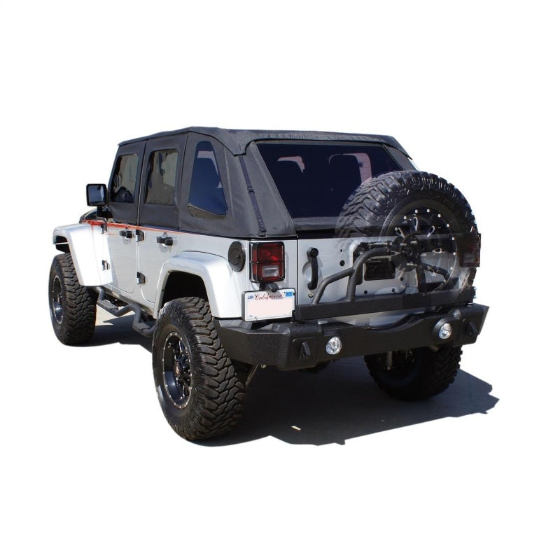 Rampage 2007-2018 Jeep Wrangler(JK) Recovery Bumper Rear - Black Rampage 2007-2018 Jeep Wrangler(JK) Recovery Bumper Rear - Black