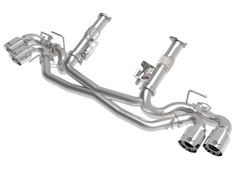 AFe MACH Force-Xp 304 Stainless Steel Cat-Back Exhaust Polished 2020 Chevrolet Corvette C8 AFe MACH Force-Xp 304 Stainless Steel Cat-Back Exhaust Polished 2020 Chevrolet Corvette C8