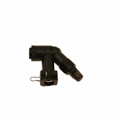 McLeod Fitting Elbow Connector W/Bleed Screw For Wire Clip Male Plug In Fittings